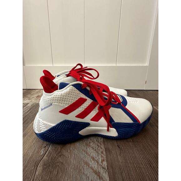 Adidas Court Vision 2.0 basketball sneakers Scarlet Collegiate Royal sz mens 7 main image 9